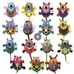 Cute Cat Toy with Safe Catnip & Squeak - Adorable Mouse Design - 1pcs Random colors / 16 x7.5 x4cm