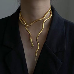Bilandi Geometric Torques Necklace - Trendy Fashion Statement Accessory