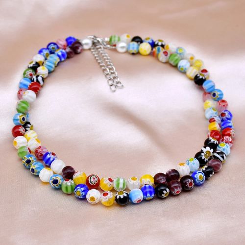 Yumfeel Trendy Beaded Necklace with Mood Tracker Feature - N2450