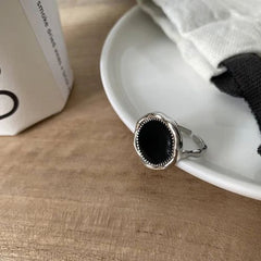 QMCOCO Trendy Silver Wedding Bands - Elegant & Customisable Rings