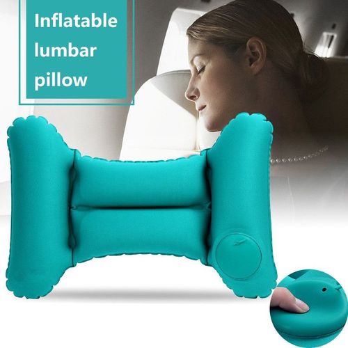 Inflatable Lumbar Pillow - Portable Comfort for Travel & Office