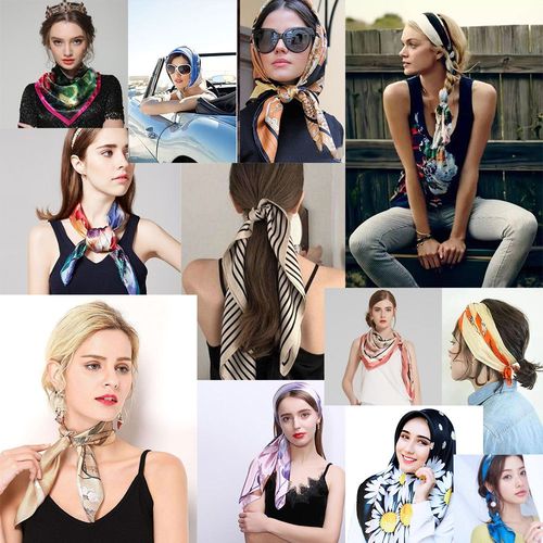 JTVOVO Fashion Scarf - Versatile 90x90cm Polyester Accessory