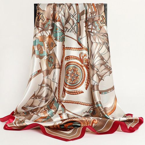 JTVOVO Fashion Scarf - Versatile 90x90cm Polyester Accessory