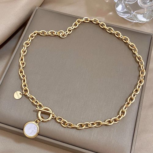 Flashbuy Trendy Geometric Pendant Necklace - Fashion Statement Jewelry
