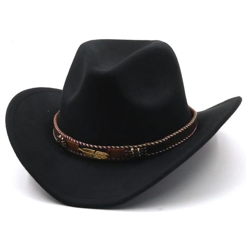 JIANGXIHUITIAN Wide Brim Fedora Hat for All Seasons Stylish Comfort