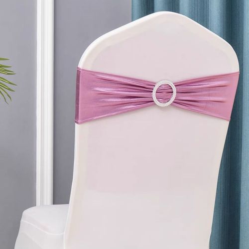 Chair Bands 50PCS - High Quality Stretch Sashes for Banquet Events