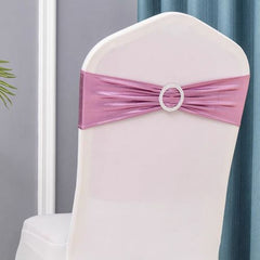 Chair Bands 50PCS - High Quality Stretch Sashes for Banquet Events