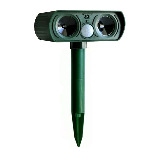 Solar Ultrasonic Animal Repeller - Effective Outdoor Pest Control Device