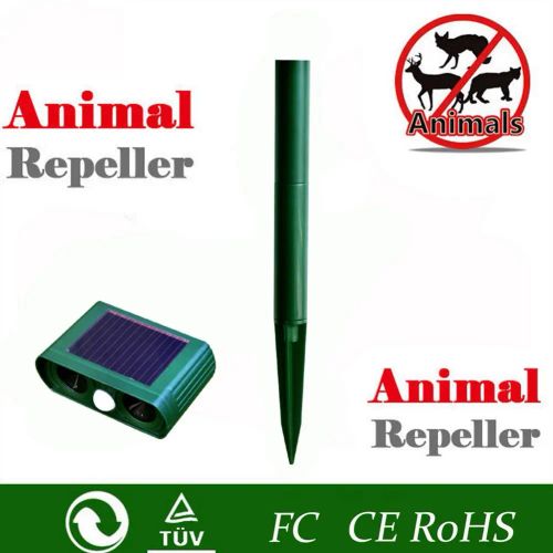 Solar Ultrasonic Animal Repeller - Effective Outdoor Pest Control Device