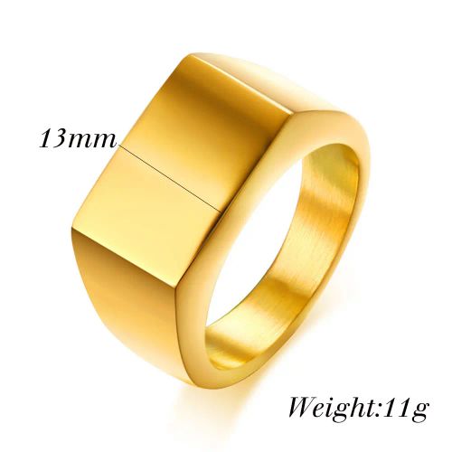 VQYSKO Classic Stainless Steel Wedding Rings - Durable & Stylish Bands