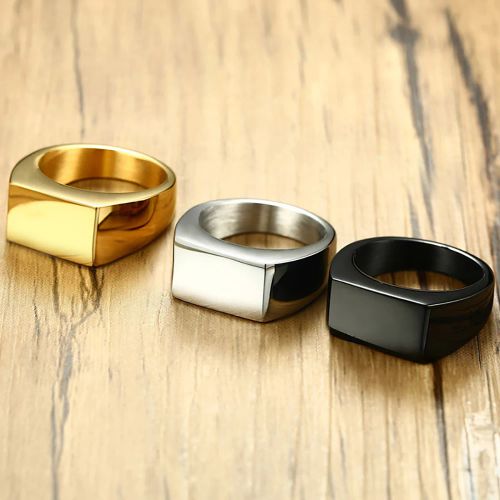 VQYSKO Classic Stainless Steel Wedding Rings - Durable & Stylish Bands
