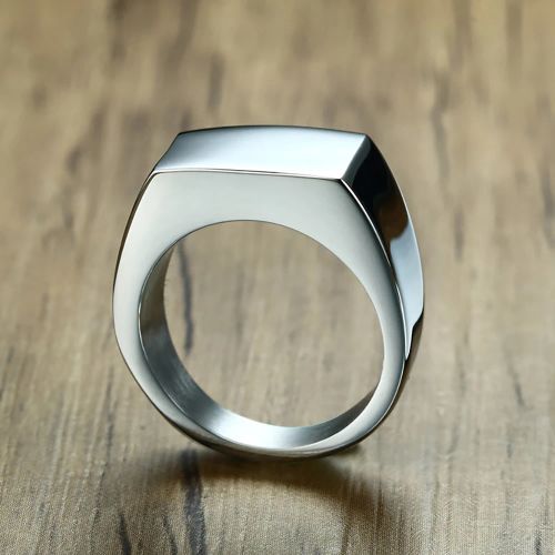VQYSKO Classic Stainless Steel Wedding Rings - Durable & Stylish Bands