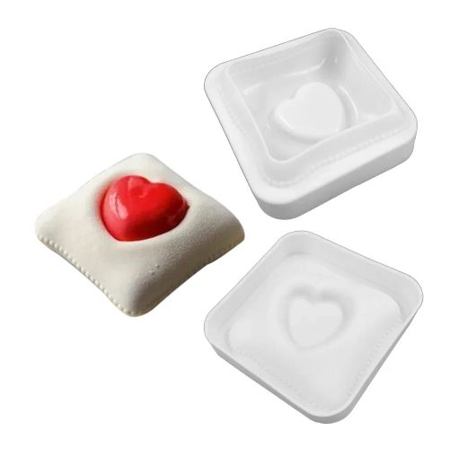 ZINBOOM Heart Shape Candle Mould - Durable Silicone for DIY Crafts