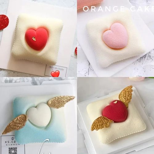 ZINBOOM Heart Shape Candle Mould - Durable Silicone for DIY Crafts