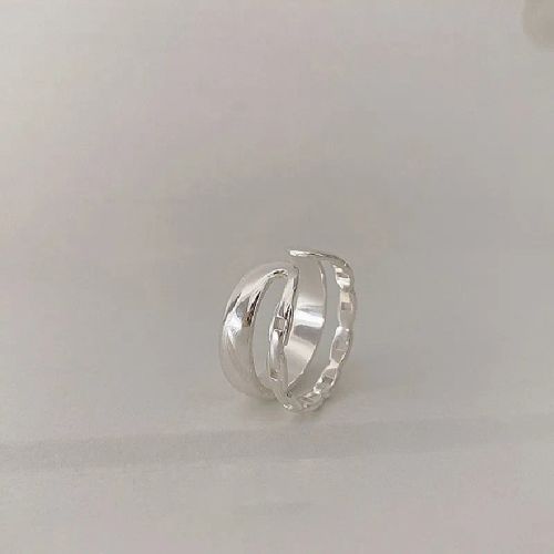 QMCOCO Geometric Design Trendy Rings for Special Occasions - R1017