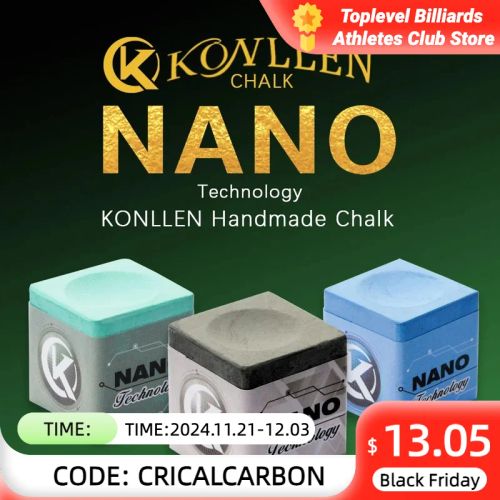 KONLLEN Premium Billiards Chalk - Enhanced Grip for Pool & Snooker Games