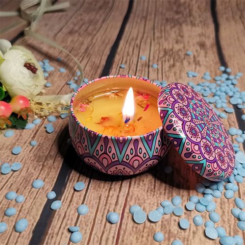 Romantic Candle Jar - Scented Storage Box for Home Decoration