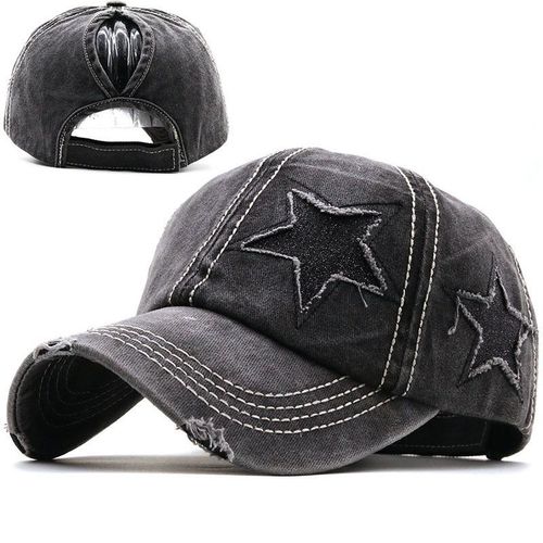 Casual Washed Cap - Adjustable Sun Protection Baseball Hat