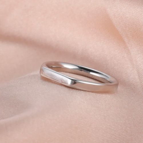 Cazador Stainless Steel Classic Minimalist Rings - Durable & Trendy