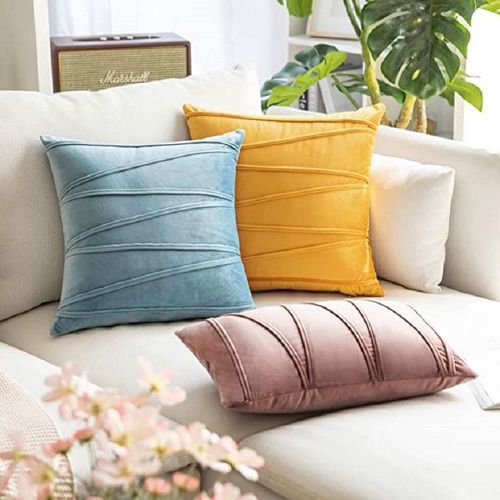 Inyahome Velvet Throw Pillow Cover - Luxurious Protection & Decoration