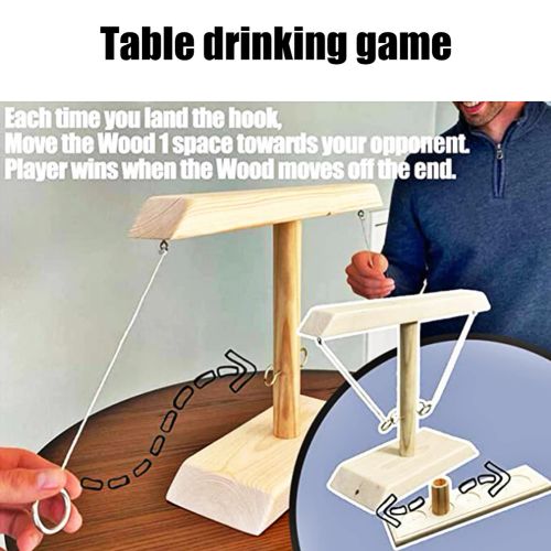 MIANQI TOY Ring Toss Game - Fun Drinking Game & Kids Board Game