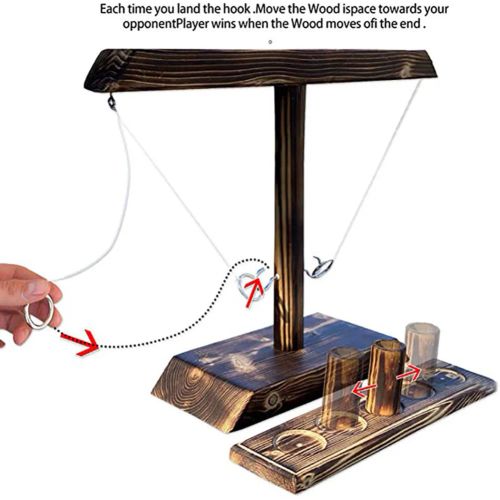 MIANQI TOY Ring Toss Game - Fun Drinking Game & Kids Board Game