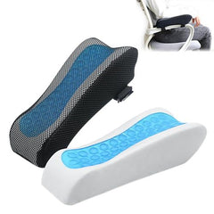 Comfortable Memory Foam Armrest Pad for Home & Office Relief - Blue