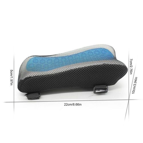 Comfortable Memory Foam Armrest Pad for Home & Office Relief - Blue