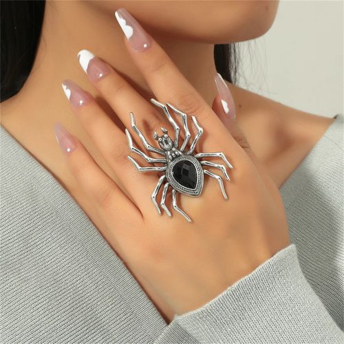 Rinhoo Gothic Spider Rings - Trendy Halloween Costume Accessories
