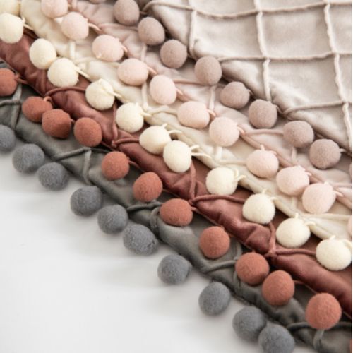 InyaHome Plush Cushion Cover - Soft Polyester Fabric for Stylish Comfort