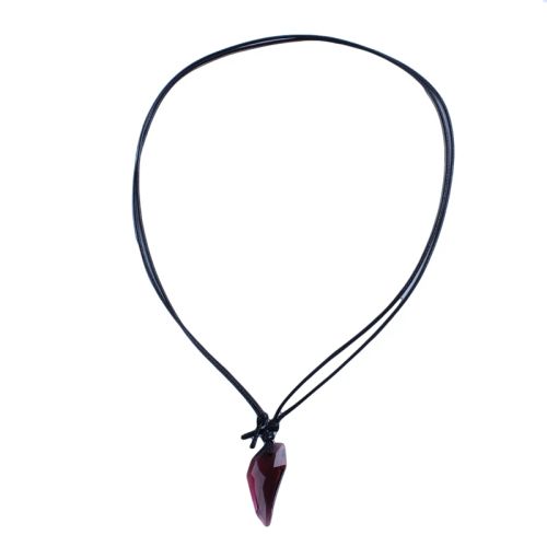 HJUEY Adjustable Glass Pendant Necklace - Trendy Fashion Accessory