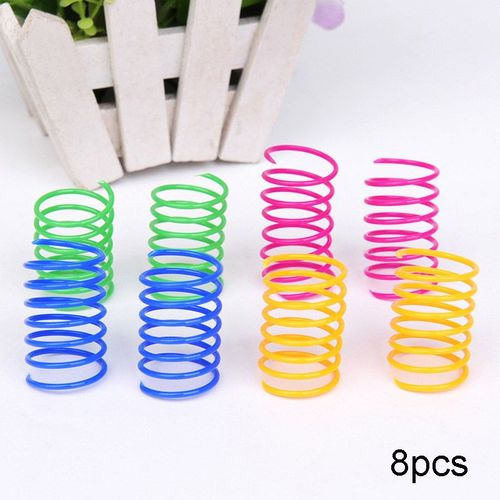 ANGDUO Colourful Bouncy Cat Toy - Encourages Play & Activity