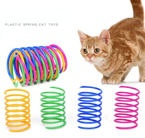ANGDUO Colourful Bouncy Cat Toy - Encourages Play & Activity