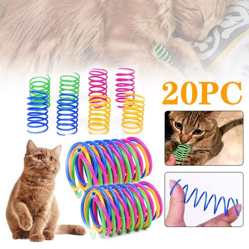 ANGDUO Colourful Bouncy Cat Toy - Encourages Play & Activity