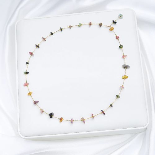Lina Jw Adjustable Stone Necklace - Handmade Fashion Accessory