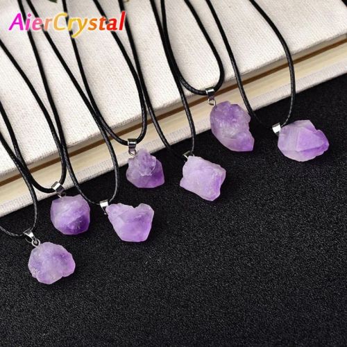 Classic Rope Chain Crystal Pendant Necklace for Parties