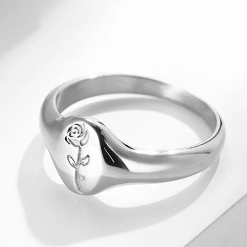 Geometric Titanium Rings - Fashion-Forward Statement Piece