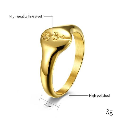 Geometric Titanium Rings - Fashion-Forward Statement Piece