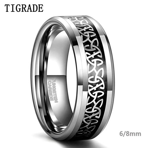 TIGRADE Tungsten Wedding Bands - Trendy & Durable - Fashionable Rings