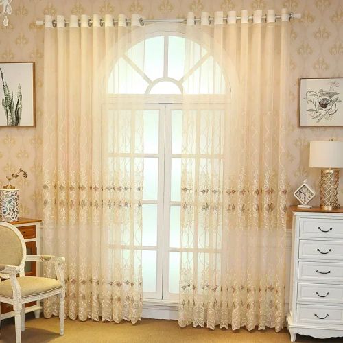 Elegant Tulle Curtain - Modern Design for Home & Office Windows