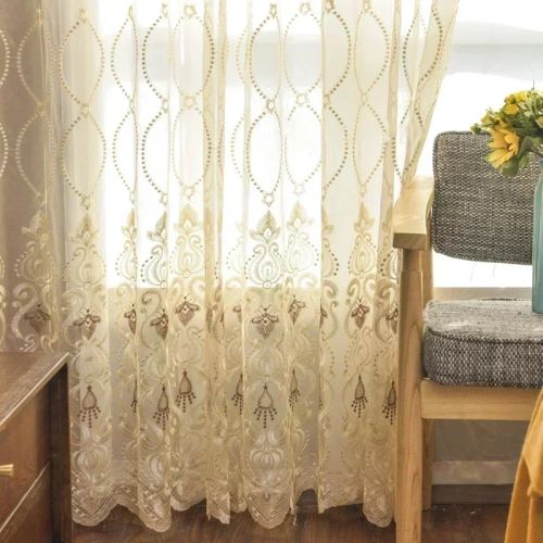 Elegant Tulle Curtain - Modern Design for Home & Office Windows