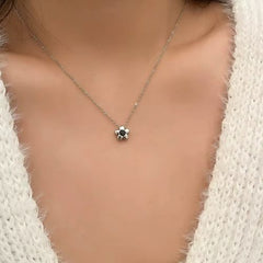 imixlot Vintage Flower Pendant Necklace - Trendy Aesthetic Jewellery - B