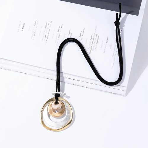 ALLYES Bohemian Multilayer Pendant Necklace for Fashionable Styling