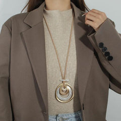 ALLYES Bohemian Multilayer Pendant Necklace for Fashionable Styling