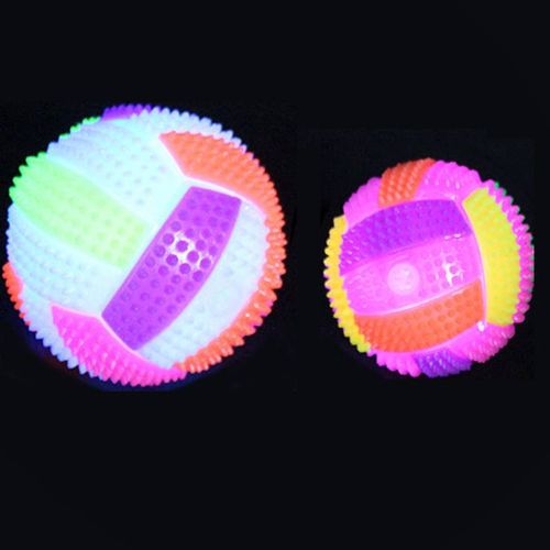 Multi-colour Durable Interactive Dog Toy with Squeak Ball Feature
