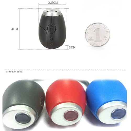 MOONBIFFY Portable Projection Alarm Clock Keychain - LED Time Display