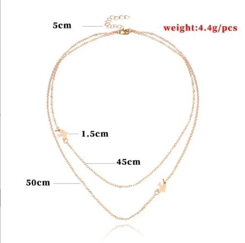 Elegant Zinc Alloy Chain Necklace - Fashionable Pendant Accessory