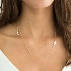Elegant Zinc Alloy Chain Necklace - Fashionable Pendant Accessory