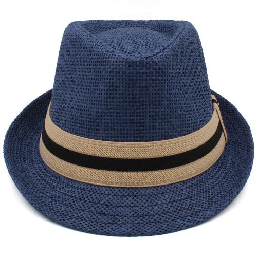 Stylish Straw Fedora Hat for Summer Sun Protection | Casual Accessory