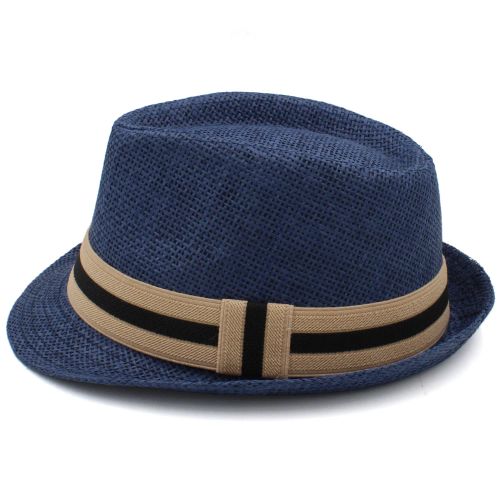 Stylish Straw Fedora Hat for Summer Sun Protection | Casual Accessory